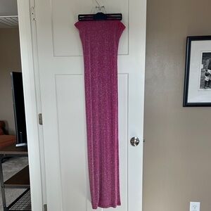 Charlotte Russe Strapless Pink Dress